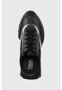 Karl Lagerfeld sneakersy ZONE KL kolor czarny KL53917A. Nosek buta: okrągły. Zapięcie: sznurówki. Kolor: czarny. Materiał: guma #5
