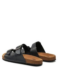 Jack & Jones - Jack&Jones Klapki Louis 12231423 Szary. Kolor: szary. Materiał: skóra #3