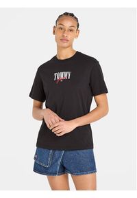 Tommy Jeans T-Shirt Essential Logo DW0DW16441 Czarny Relaxed Fit. Kolor: czarny. Materiał: bawełna #6