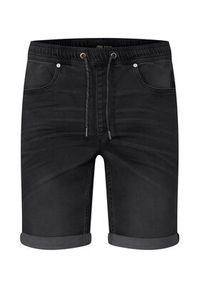 Blend Szorty jeansowe 20715198 Czarny Regular Fit. Kolor: czarny. Materiał: jeans, bawełna #4