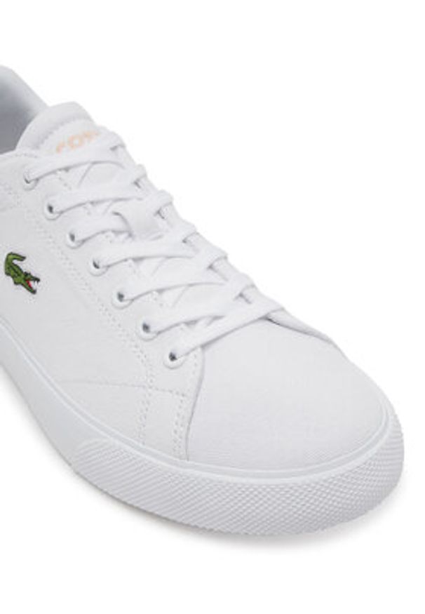 Lacoste Sneakersy 7-49CFA0004 Biały. Kolor: biały. Materiał: materiał