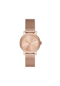 DKNY Zegarek Soho D NY6686 Różowe złocenie. Kolor: różowy