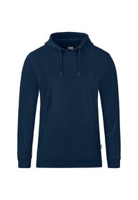 Bluza z kapturem Jako Organic. Okazja: do pracy, na co dzień. Typ kołnierza: kaptur. Kolor: niebieski. Styl: casual #1