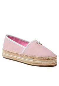 TOMMY HILFIGER - Espadryle Tommy Hilfiger. Kolor: różowy