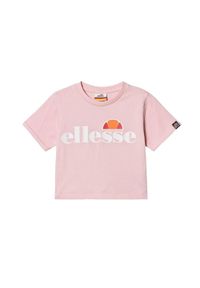 Koszulka sportowa damska Ellesse Alberta Crop. Kolor: różowy. Materiał: bawełna