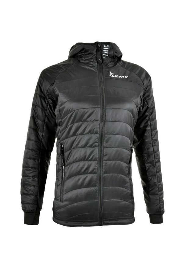 Kurtka narciarska damska Silvini Cesi. Typ kołnierza: kaptur. Kolor: czarny. Materiał: puch. Sezon: zima. Sport: narciarstwo