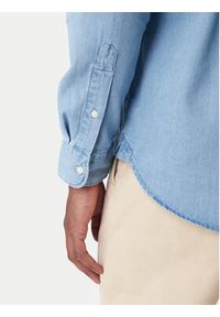 TOMMY HILFIGER - Tommy Hilfiger Koszula jeansowa Bedford MW0MW41689 Niebieski Regular Fit. Kolor: niebieski. Materiał: bawełna #4