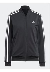 Adidas - adidas Dres Essentials 3-Stripes IJ8781 Czarny Slim Fit. Kolor: czarny. Materiał: syntetyk #5