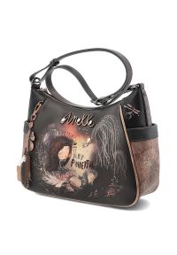 Brązowa Elegancka Damska Torebka Anekke Dreamverse. Kolor: brązowy. Styl: elegancki. Rodzaj torebki: na ramię #7