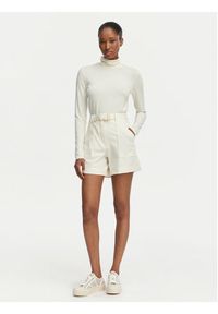 Guess Szorty materiałowe W6GD01 W1415 Kremowy Regular Fit. Kolor: kremowy. Materiał: syntetyk #2