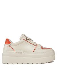 Pinko Sneakersy Greta 01 SS0007 P001 Écru. Materiał: skóra #1