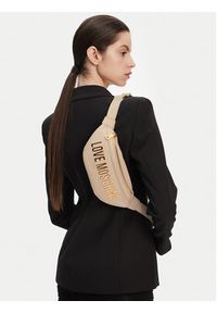 Love Moschino - LOVE MOSCHINO Saszetka nerka JC4195PP1MKD0110 Beżowy. Kolor: beżowy. Materiał: skóra