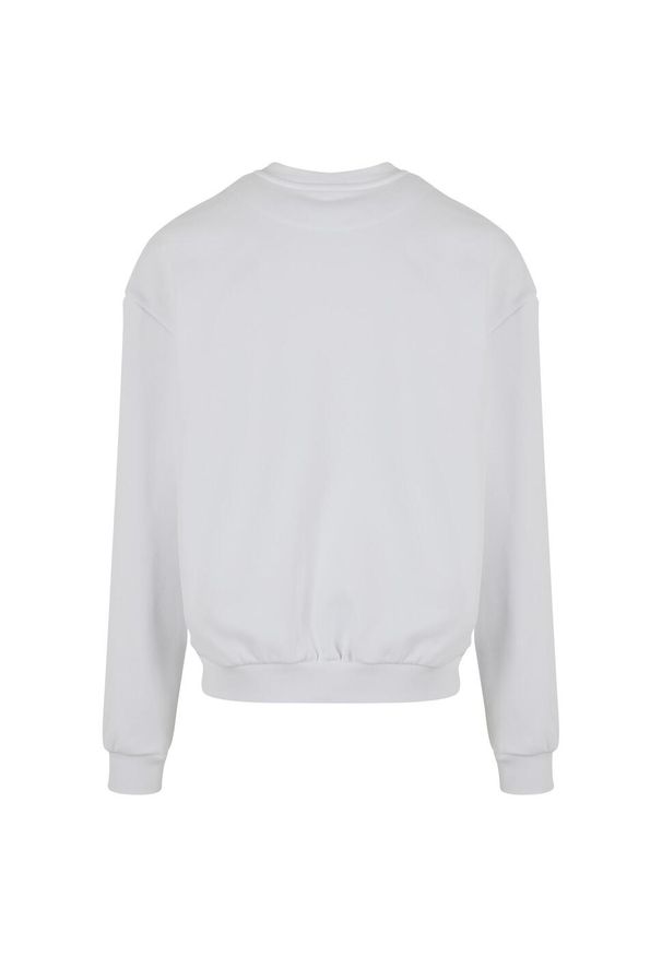 BUILD YOUR BRAND - Bluza Unisex Dla Dorosłych Ultra Heavy Crew Neck. Kolor: biały