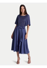 Swing Sukienka koktajlowa 5AI02500 Niebieski Regular Fit. Kolor: niebieski. Materiał: syntetyk. Styl: wizytowy #1
