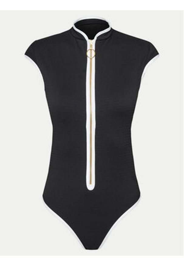 Seafolly Strój kąpielowy Beach Bound 60290-072 Czarny. Kolor: czarny. Materiał: syntetyk