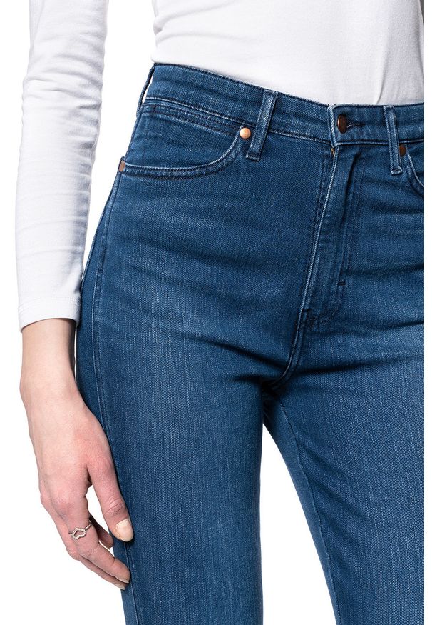 Wrangler - DAMSKIE SPODNIE JEANSOWE WRANGLER WRIGGLER FOR KEEPS W2H0JC22T 112128604
