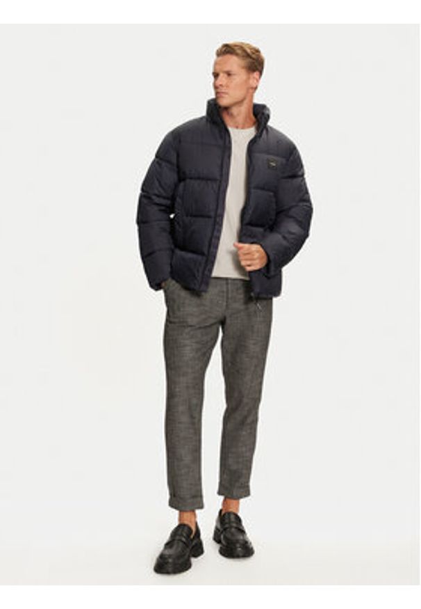 Calvin Klein Kurtka puchowa K10K113472 Granatowy Regular Fit. Kolor: niebieski. Materiał: syntetyk