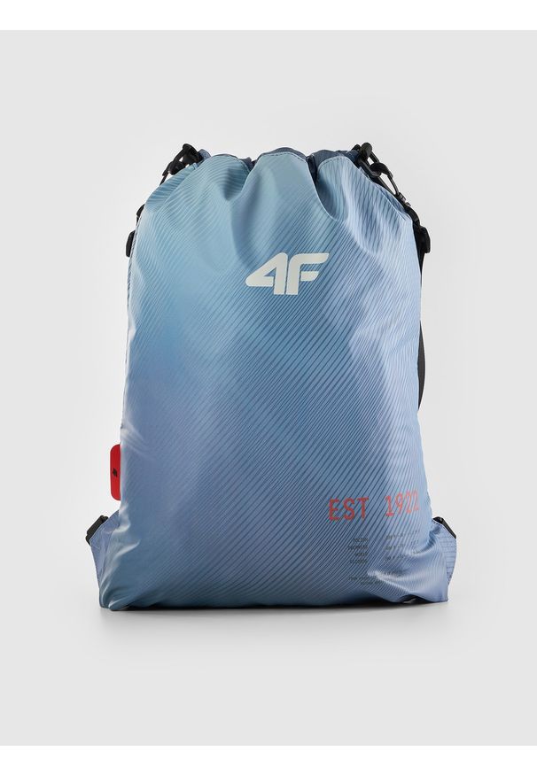 4f - 4F Plecak-worek 15 L - niebieski Uniwersalny. Kolor: niebieski. Materiał: materiał. Styl: casual