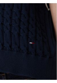 Tommy Jeans Sweter DW0DW22927 Granatowy Regular Fit. Kolor: niebieski. Materiał: bawełna #5