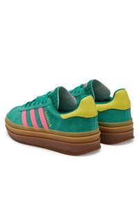 Adidas - adidas Sneakersy Gazelle Bold JH9668 Zielony. Kolor: zielony. Materiał: skóra, zamsz. Model: Adidas Gazelle