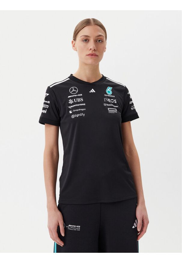 Adidas - adidas T-Shirt Mercedes - AMG Petronas Formula One Team Driver JW5362 Czarny Regular Fit. Kolor: czarny. Materiał: syntetyk