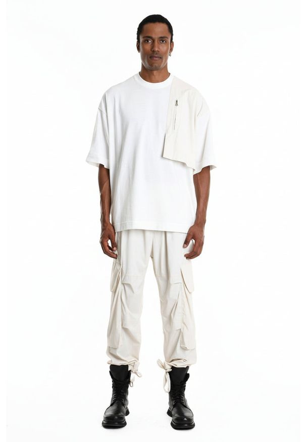 La Haine Inside Us T-Shirt | 3Z M1214 | Mężczyzna | Biały. Kolor: biały. Materiał: bawełna. Wzór: aplikacja