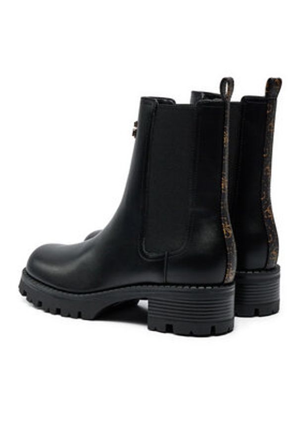 Guess Botki Rinna FLTRNN FAL10 Czarny. Kolor: czarny. Materiał: skóra