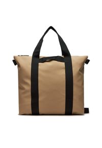 Rains Torba Tote Bag W3 14150 Beżowy. Kolor: beżowy. Materiał: materiał