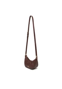 TOMMY HILFIGER - Tommy Hilfiger Torebka Moon Leather Mini Crossover AW0AW17466 Brązowy. Kolor: brązowy. Materiał: skórzane #3