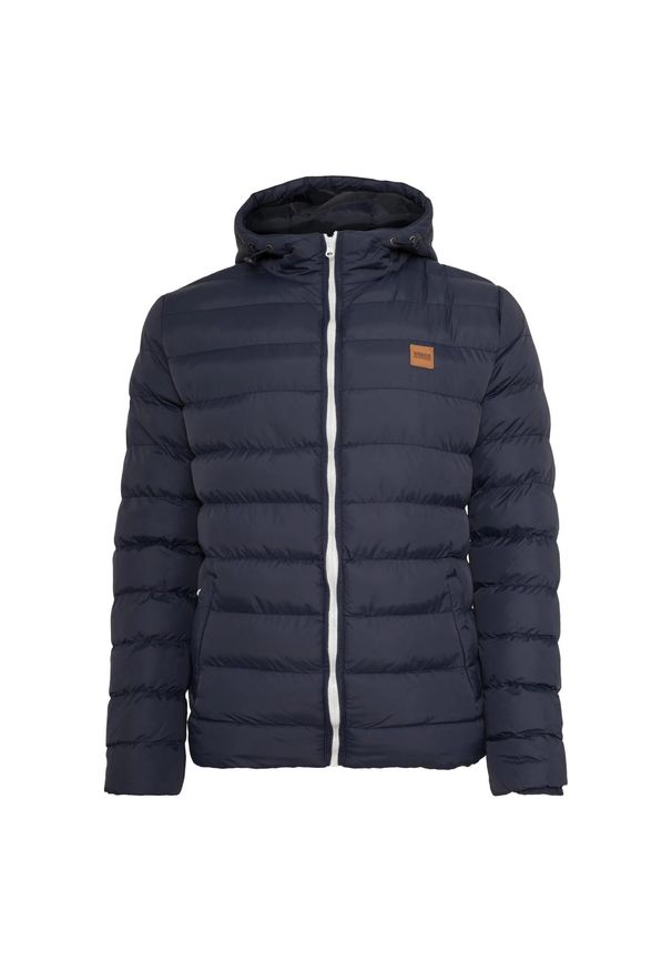 Urban Classics - Męska Podstawowa Kurtka Ocieplana. Kolor: niebieski, wielokolorowy, biały. Sport: turystyka piesza