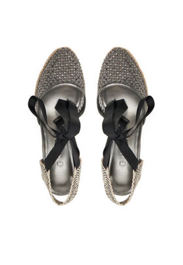 Guess Espadryle FLJCHA FAB04 Szary. Kolor: szary. Materiał: materiał