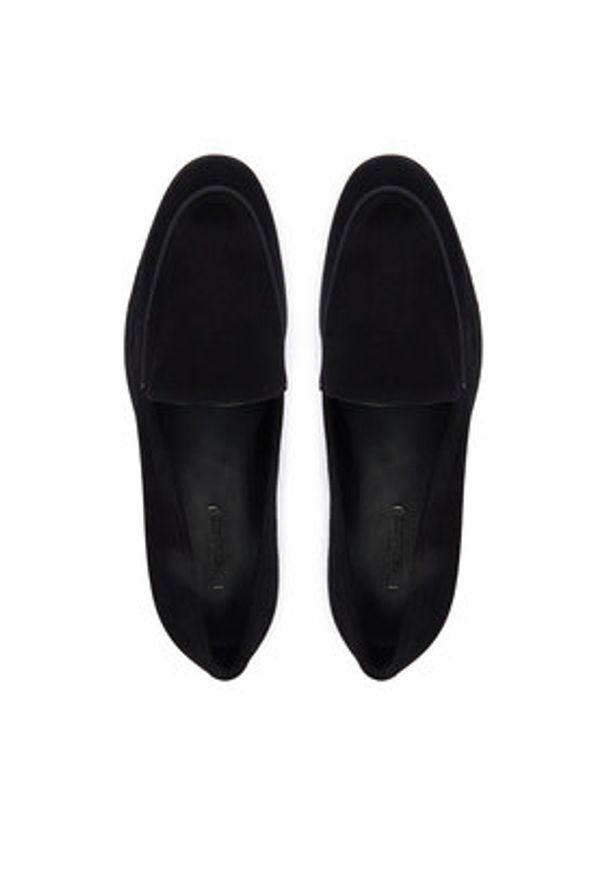 Max Mara Mokasyny Softymoc 2524526251600 Czarny. Kolor: czarny. Materiał: skóra, nubuk