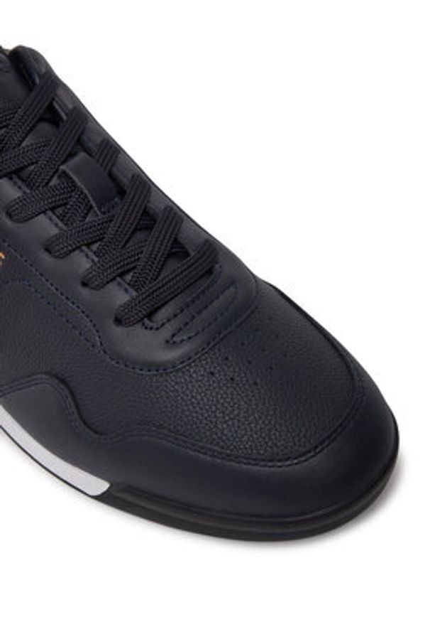 BOSS Sneakersy Titanium 50536525 Granatowy. Kolor: niebieski. Materiał: skóra