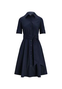 Lauren Ralph Lauren - LAUREN RALPH LAUREN Sukienka koszulowa 200748950010 Granatowy Regular Fit. Kolor: niebieski. Materiał: bawełna. Typ sukienki: koszulowe #5