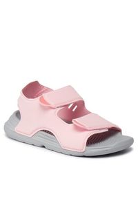 Adidas - adidas Sandały Swim Sandal C FY8937 Różowy. Kolor: różowy. Materiał: materiał #4