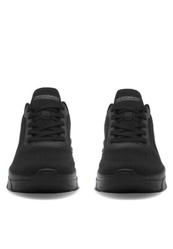 skechers - Skechers Sneakersy 117385 BBK Czarny. Kolor: czarny. Materiał: materiał
