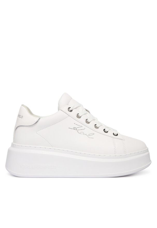 Karl Lagerfeld - Sneakersy KARL LAGERFELD. Kolor: biały