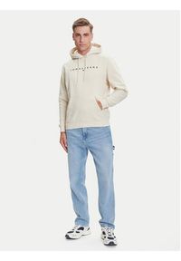 Tommy Jeans Bluza DM0DM20746 Beżowy Regular Fit. Kolor: beżowy. Materiał: bawełna #4