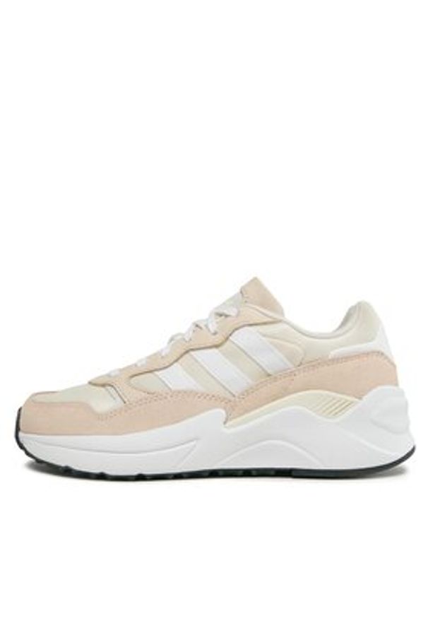 Adidas - adidas Sneakersy Retropy Adisuper HQ1842 Beżowy. Kolor: beżowy. Materiał: skóra