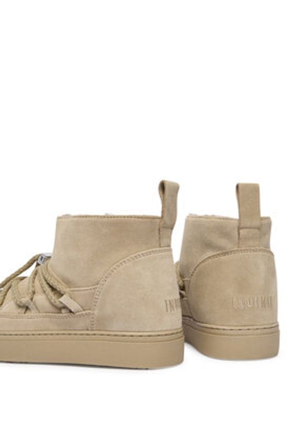 Inuikii Śniegowce Classic Low 1001.001.0092 Zielony. Kolor: zielony. Materiał: zamsz, skóra