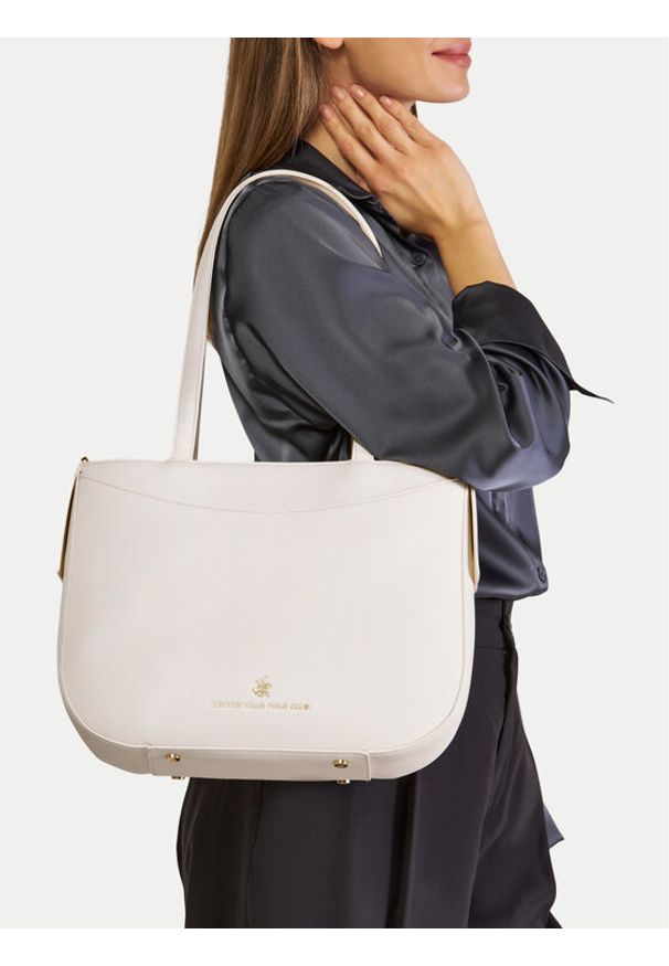 Beverly Hills Polo Club Torebka BHPC-C-005-07 Beżowy. Kolor: beżowy