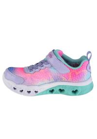 skechers - Buty do chodzenia dla dzieci Skechers Flutter Heart Lights. Zapięcie: rzepy. Kolor: wielokolorowy. Materiał: materiał, syntetyk, tkanina. Szerokość cholewki: normalna. Sport: turystyka piesza