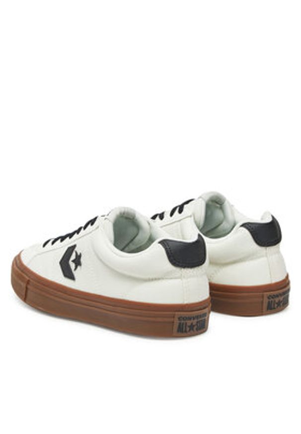 Converse Sneakersy Sport Casual A13787C Beżowy. Okazja: na co dzień. Kolor: beżowy. Materiał: skóra