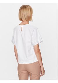 PESERICO - Peserico T-Shirt S06658J0 Biały Relaxed Fit. Kolor: biały. Materiał: bawełna
