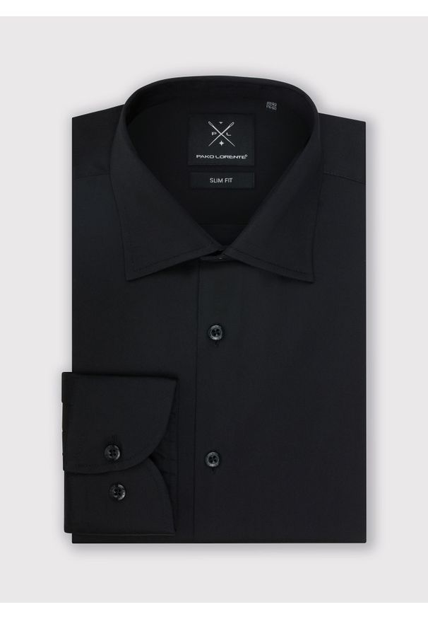 Pako Lorente - PAKO LORENTE – Koszula męska P000B-1X-002-C-S. Typ kołnierza: kołnierzyk klasyczny. Materiał: elastan, bawełna. Długość rękawa: długi rękaw. Długość: długie. Wzór: gładki. Styl: elegancki, klasyczny