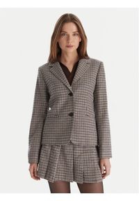 MAX&Co. Marynarka Rancio 2526046034200 Brązowy Slim Fit. Kolor: brązowy. Materiał: syntetyk #1