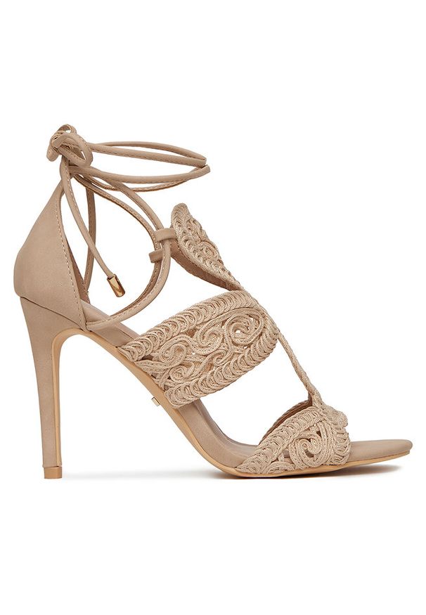 Sandały DeeZee. Kolor: beżowy