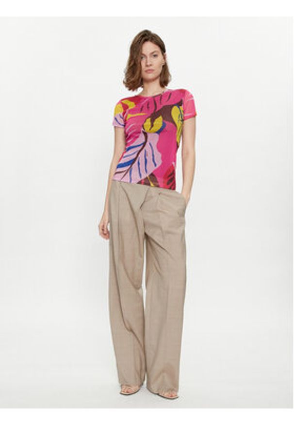 Marella T-Shirt Zulia 2413971014 Kolorowy Regular Fit. Materiał: syntetyk. Wzór: kolorowy