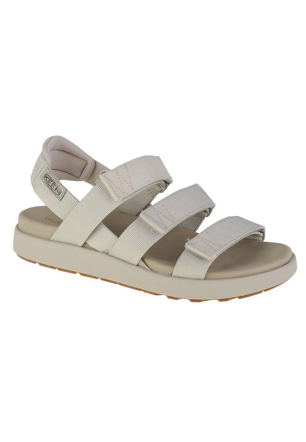 keen - Sandały do chodzenia damskie, Keen Elle Strappy Sandal. Kolor: beżowy. Sport: turystyka piesza