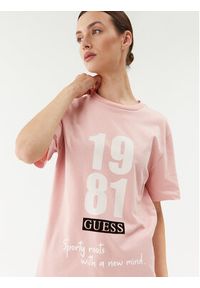 Guess T-Shirt V3BI00 KA260 Różowy Relaxed Fit. Kolor: różowy. Materiał: bawełna #5